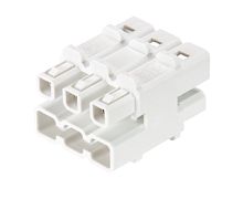 Распределительный блок, 2 полюса, 1 вход / 5 выходов, номинальное напряжение: 48V, номинальный ток: 25A, цвет: белый, серия gesis ST16/2 | код 93.010.0153.0 | Wieland
