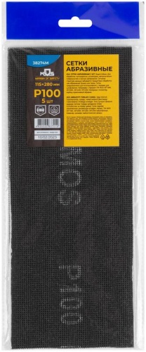 Сетки шлифовальные 115х280 мм, 5 шт., Р 100 | код 38274М | FIT фото 3 Сетки шлифовальные 115х280 мм, 5 шт., Р 100 | код 38274М | FIT фото 3