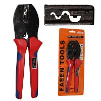 Мини-кримпер комбинированный для обжима кабельных наконечников FASEN FSE-101 | код 111028 | Fasen