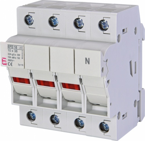 Разъединитель EFD 10 LED 3p+N (с адаптером) | код 002540315 | ETI Разъединитель EFD 10 LED 3p+N (с адаптером) | код 002540315 | ETI