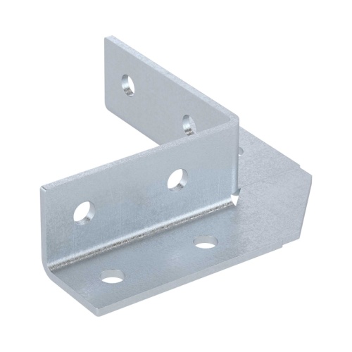 Уголок крепежный 90 градусов, двухлучевой, 8 отверстий, горячецинкованный | код BMD1502HDZ | DKC