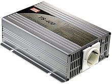 Источник питания DC-AC, 400Вт, Рпик=800Вт, Uвх=21...30В DC, Uвых=220В АС, КГИ<3%, изоляция 3000В AC, в кожухе 205х158х57мм, вес 1.73кГ, -10…+40С | код TS-400-224B | MeanWell