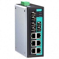 Коммутатор EDS-309-3M-ST-T Ethernet Switch, with 6 10/100BaseTx ports,3 multi mode 100Fx,t:-40/+75C | код 00-06043288 | MOXA