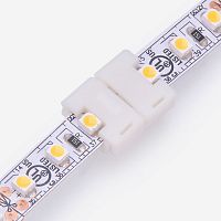 Коннектор стыковочный для одноцветных светодиодных лент шириной 8 мм 120 диодов/метр LAMPER | код 144-016 | LAMPER