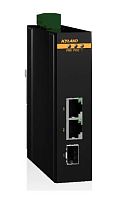 Медиаконвертор KOM300A-1SFP2T-LV-LV 302122087 1 100Base-X SFP port, 2 10/100Base-TX RJ45 ports, 18-30VAC/12-48VDC(18-30VAC/9-60VDC) dual redundant power inputs, -40 | код 00-06150504 | Kyland