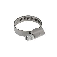 Хомут червячный 20-32/12-0.8 мм. нержавеющая сталь W2 | код 07-0720-12 | REXANT