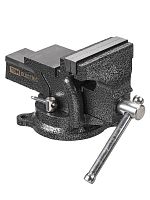 Тиски слесарные, поворотные, c наковальней, 100 мм, Рубин, TDM | код SQ1026-0131 | TDM