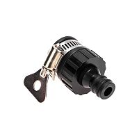 Адаптер пластмассовый 3/4дюйм с внешним хомутом | код 62-0280 | ЧЕТЫРЕ СЕЗОНА