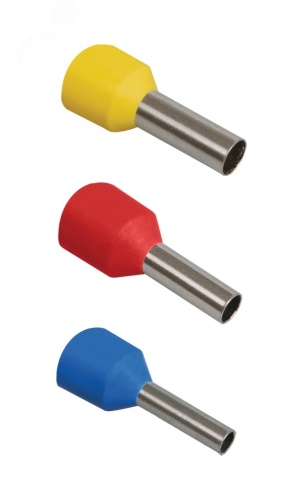 Наконечник-гильза Е4009 4мм2 с изолированным фланц | код Б0041457 | ЭРА