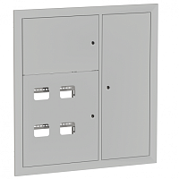 Щит этажный 4 кв. RAL9003 со съемной рамой (1000х950х160) EKF Basic | код mb28-v-4-r9003-1 | EKF