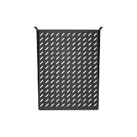 Полка фронтальная 19д 2U глубиной 300мм крепеж в комплекте черная | код TLK-SHFR-300-BK | TLK