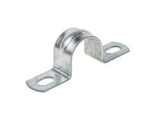 Скоба металлическая двухлапковая d 12-13 мм (уп./100шт.) HLT | код 084-25-052 | HLT