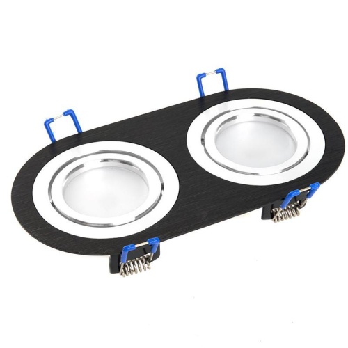 Светильник потолочный встраиваемый MR16 G5.3 черн. хром DL2812 FERON 48462