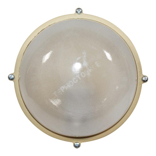 Светильник НББ-03-60-013 IP65 Терма 1301 Круг малый матовый /корпус бежевый группа индивидуальная | код 1005501014 | Элетех фото 3