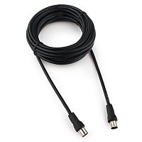 Кабель телевизионный Cablexpert, CCV-515-5M, Coaxial M/F, 5м | код CCV-515-5M | Cablexpert