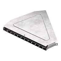 Угол горизонтальный 45 градусов с крышкой Стандарт 600х50 Промрукав | код PR16.0619 | ПРОМРУКАВ