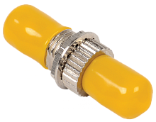 Проходной адаптер ST-ST, для одномодового и многомодового кабеля (SM/MM), с полировкой UPC, (Simplex) | код FC1-STUSTU1C-SM | ITK by IEK