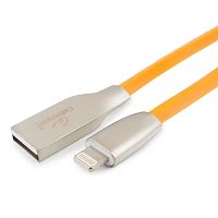 Кабель Cablexpert для Apple CC-G-APUSB01O-1M, AM/Lightning, серия Gold, длина 1м, оранжевый, блистер | код CC-G-APUSB01O-1M | Cablexpert