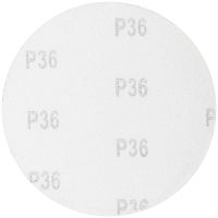 Круги шлифовальные сплошные (липучка), алюминий-оксидные, 125 мм, 5 шт Р 36 | код 39771 | FIT