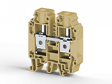 304 299, Клеммник на DIN-рейку 25мм.кв. (бежевый), AVK25 RD | код 0.0.0.3.04299 | KLEMSAN