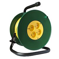 Удлинитель ТМ Союз силовой на катушке с 4 гнезда 1300 Вт 20м | код 481S-3102 | Universal