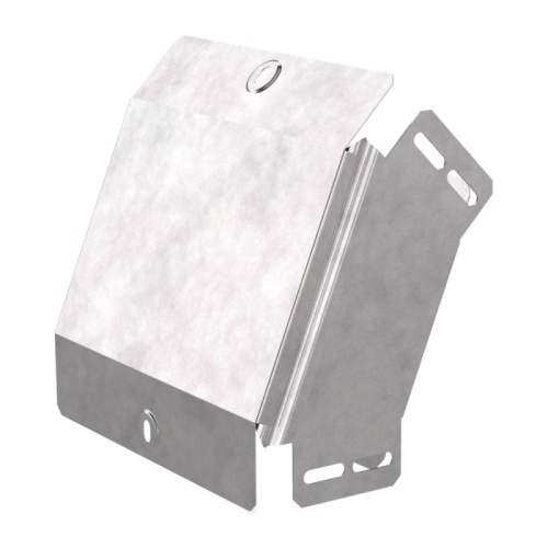 Угол вертикальный внешний 45 градусов с крышкой Стандарт 200х80 Промрукав | код PR16.0558 | ПРОМРУКАВ