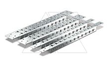 Рельс монтажный для секционных монтажных панелей EUPZ L=400мм, 1шт. | код WTPR-075040RS | ETA