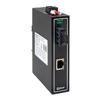 Медиаконвертер 10/100/1000Base-TX в 1000Base-X, разъем SC, двойное одномодовое оптоволокно, 1310нм TSX EKF | код TSX-MC-1GX1GT-SC | EKF