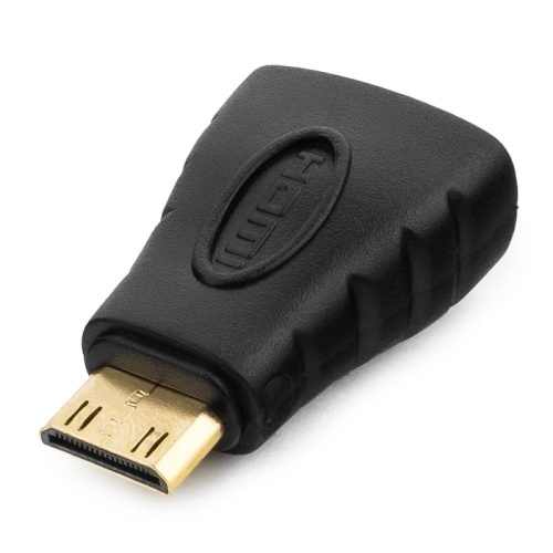 Переходник HDMI <-> miniHDMI Cablexpert A-HDMI-FC, 19F/19M, золотые разъемы, пакет | код A-HDMI-FC | Cablexpert