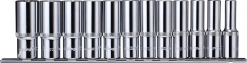 912112 Набор головок торцевых глубоких 1/2DR на держателе, 10-24 мм, 12 предметов | код 912112 | Ombra 912112 Набор головок торцевых глубоких 1/2DR на держателе, 10-24 мм, 12 предметов | код 912112 | Ombra