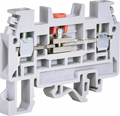 Клемма винтовая измерительная ESC-SCB.4 (4 мм2, серая) | код 003903218 | ETI