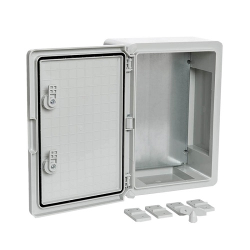 Корпус пластиковый с монтажной панелью ЩМП IP65 серая дверь 350х250х150 Промрукав | код PR08.26481 | ПРОМРУКАВ