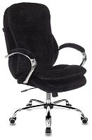 Кресло руководителя Бюрократ T-9950SL Fabric черный Light-20 крестов. металл хром | код 1644599 | БЮРОКРАТ