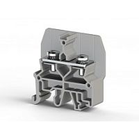 326 815, Болтовой Клеммник под вилочный наконечник на DIN-рейку 6 мм.кв. (черный), CPB 6B | код 0.0.0.3.26815 | KLEMSAN