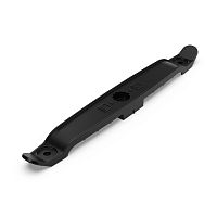 Держатель плоского кабеля двусторонний для прямого монтажа на 8 мест в гофроящике черный (290 шт/кор) Промрукав | код PR13.02701 | ПРОМРУКАВ