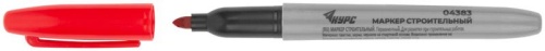 Маркер строительный перманентный, красный | код 4383 | FIT