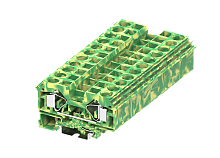 216917 Клемма ТА 1-1 проходная плоско-пруж зажим, с подключением прямого типа, сеч. 16мм2, жёл-зел., шт | код 216917 | SUPU