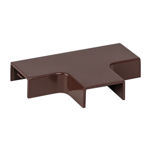 Угол T-образный (20х10) (4 шт) темное дерево-Plast | код tchd-20-10x4 | EKF фото 2