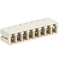 Вилочный разъем, горизонтальный, на плату, шаг 3,81 мм, 16 полюсов, фиксация на плате пайкой, 250V, 8А, без маркировки, цвет: серый, серия 8813 S W | код 25.627.1653.0 | Wieland