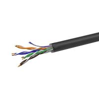 Кабель витая пара U/UTP кат.5E 4х2х24AWG solid CCA PE Out. 305м | код 01-0301 | Net.on