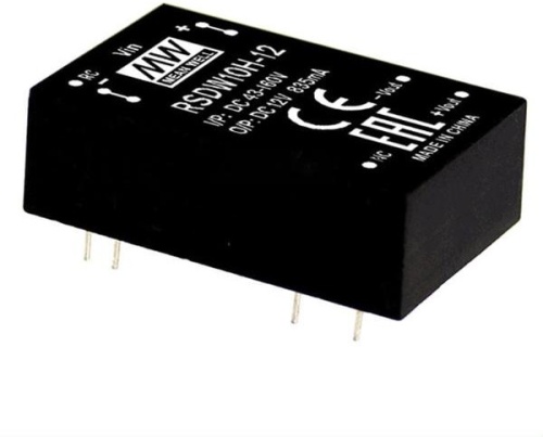 Источник питания DC-DC, 10Вт, вход 43…160В, выход 12В/835мА, изоляция 3000В DC, DIP24 31.8х20.3х12.7мм, -40...+85С | код RSDW10H-12 | MeanWell Источник питания DC-DC, 10Вт, вход 43…160В, выход 12В/835мА, изоляция 3000В DC, DIP24 31.8х20.3х12.7мм, -40...+85С | код RSDW10H-12 | MeanWell