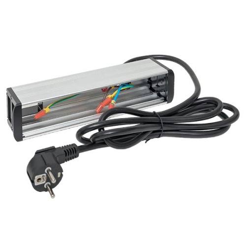 Встраиваемый настольный розеточный блок для крепления к столу, 10 модулей, C-Line | код cl-vnbco-10-s | EKF фото 3