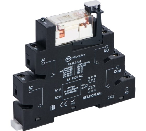 RM3.81.0.024.16 Интерфейсный модуль твердотельного реле (~/= 24В AC/DC) выходная цепь 1НО 5А, 3-57В DC винтовые зажимы | код RM381002416 | РЕЛЕОН RM3.81.0.024.16 Интерфейсный модуль твердотельного реле (~/= 24В AC/DC) выходная цепь 1НО 5А, 3-57В DC винтовые зажимы | код RM381002416 | РЕЛЕОН