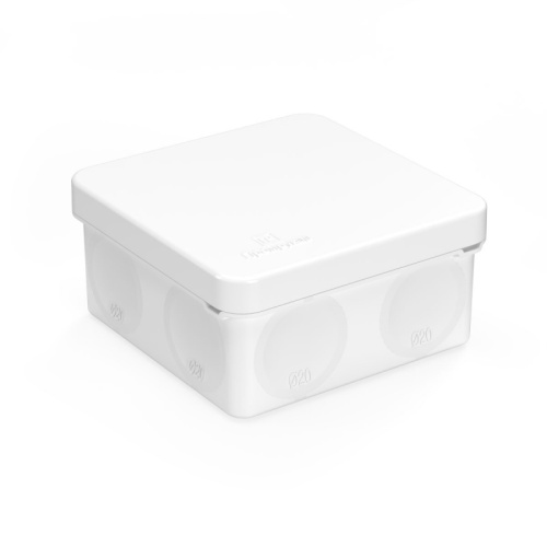 Коробка распределительная 60-0210-9003 для прямого монтажа двухкомпонентная безгалогенная (HF) белая 80х80х40 (132шт/кор) Промрукав | код 60-0210-9003 | ПРОМРУКАВ