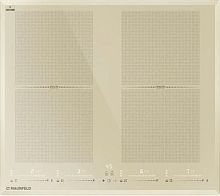 Индукционная варочная поверхность Maunfeld CVI594SF2BG LUX бежевый | код 2032124 | MAUNFELD