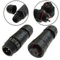 Разъём герметичный SZC-190 2pin (IP68), 2 контакта | код 106757 | SZC