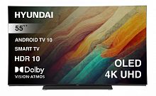 Телевизор OLED Hyundai 55 H-LED55OBU7700 Android TV Frameless черный/черный 4K Ultra HD 120Hz DVB-T DVB-T2 DVB-C DVB-S DVB-S2 USB WiFi Smart TV | код 1930326 | HYUNDAI