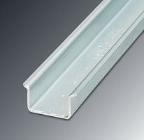 Несущая рейка без перфорации NS 35/15 BLK UNPERF 2000MM | код 1201701 | PHOENIX CONTACT