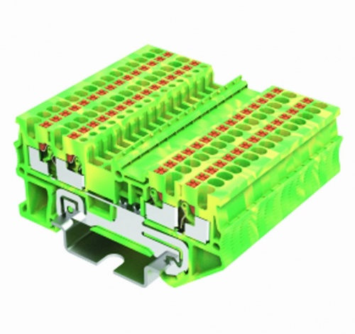 TP1.5-4-PE Клемма TP 2-2 заземл., Push-in, сеч.1.5мм2, желто-зел., шт | код TP1.5-4-PE | SUPU TP1.5-4-PE Клемма TP 2-2 заземл., Push-in, сеч.1.5мм2, желто-зел., шт | код TP1.5-4-PE | SUPU