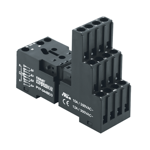 Колодка для реле PYF-044BE/3 | код 38737 | KIPPRIBOR Колодка для реле PYF-044BE/3 | код 38737 | KIPPRIBOR